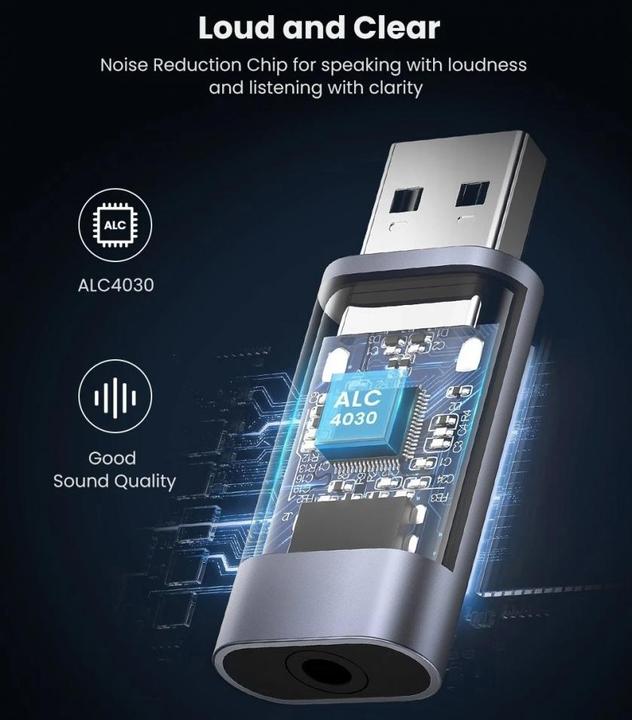 Produktbild Ugreen USB 2.0 auf Audio Adapter USB Soundkarte Stick (USB)