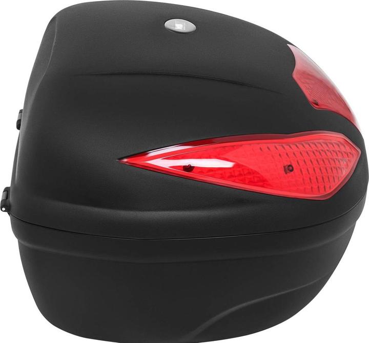 Produktbild MSW Topcase Motorradkoffer Roller Koffer Motorrad 62 L 2 Helme inkl. Adapterplatte (62 l)