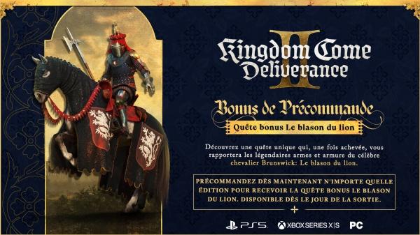 Immagine prodotto Deep Silver Kingdom Come Deliverance II Edizione Day One (PS5, FR)