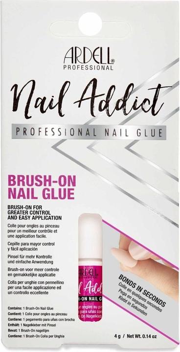 Ardell Nail Addict Nail Glue Brush-On 4 g (Nagelkleber, Transparent)