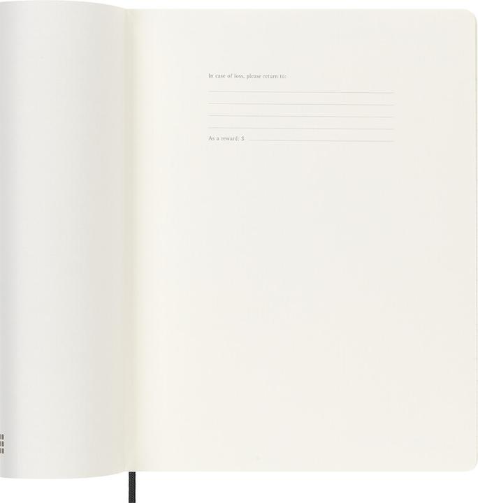 Image du produit Moleskine Agenda commercial Weekly (19 x 25 cm, Anglais)