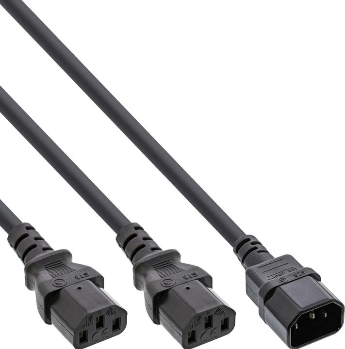 Produktbild InLine Netz-Y-Kabel (3 m)
