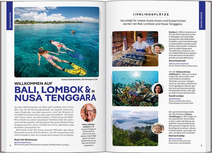 Produktbild Reiseführer Bali, Lombok & Nusa Tenggara (Deutsch, Mark Johanson, Sofia Levin, Virginia Maxwell, MaSovaida Morgan, 2024)