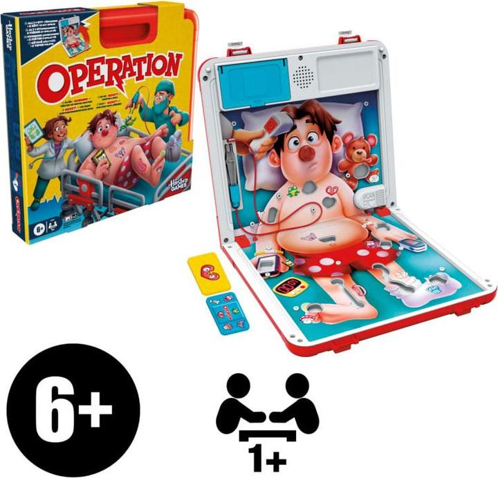 Produktbild Hasbro Operation (Finnisch, Deutsch, Norwegisch)