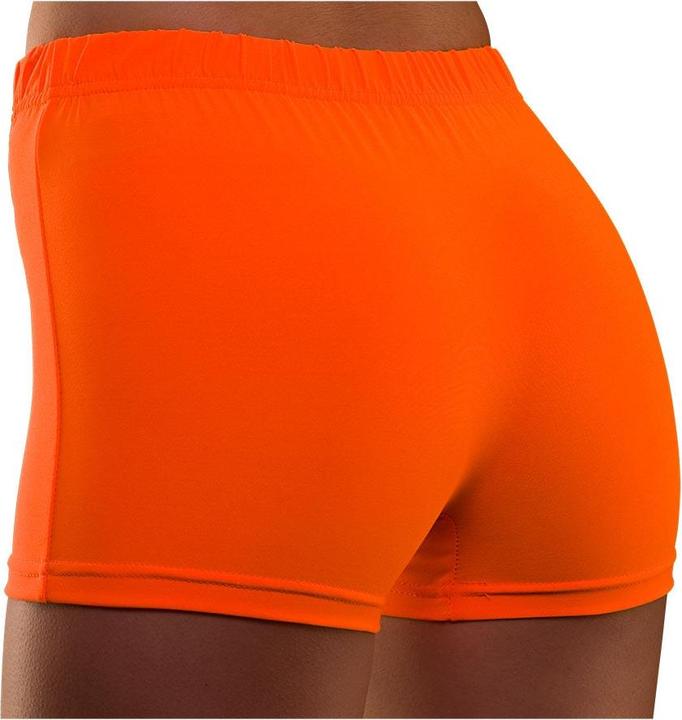 Wicked Costumes 80er Neon Hot Pants Shorts in Neon Orange (XS)