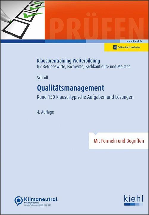 Produktbild Qualitätsmanagement (Deutsch, Günter Krause, Stefan Schroll, 2022)
