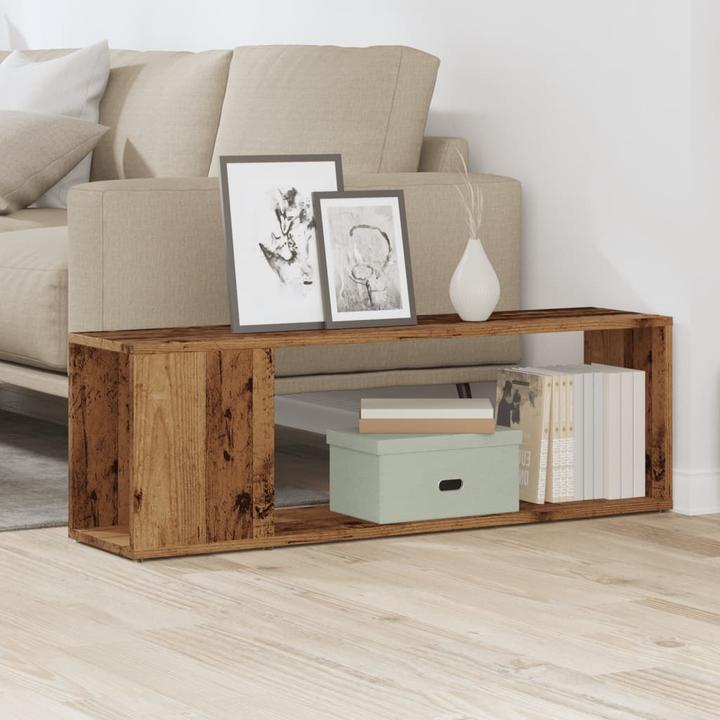 Produktbild VidaXL TV Schrank Lowboard Fernsehschrank Fernsehtisch TV Möbel Altholz-Optik (100 x 24 x 32 cm)