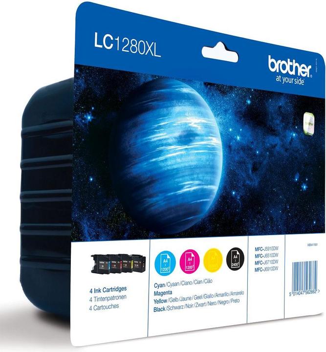 Actual product image Brother LC-1280XLVALBP Value Pack (M, FC, Y, C)