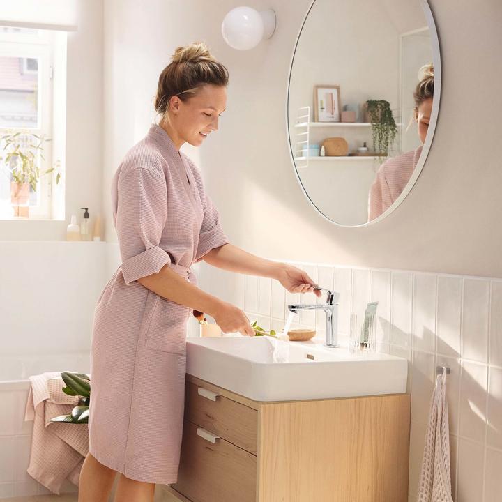 Produktbild hansgrohe HG Einhebel-Waschtischmischer Rebris S 110 CoolStart, ohne Ablaufgarnitur chrom