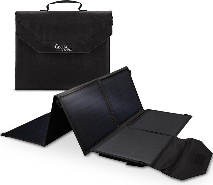 Produktbild Casativo Faltbares Solarpanel, 8 monokristalline Solarzellen, 100 Watt (100 W, 4.40 kg)