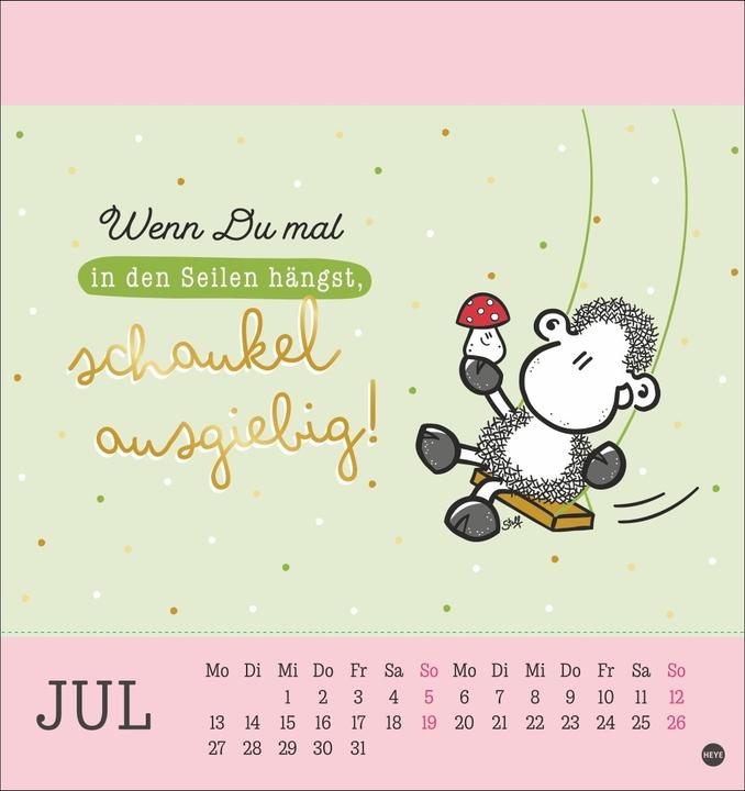 Produktbild sheepworld Postkartenkalender 2026 (Harter Einband, Deutsch)