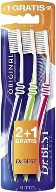 Dr.Best 2+1 Original Mittel Zahnbuerste (Mittel, 1 x)