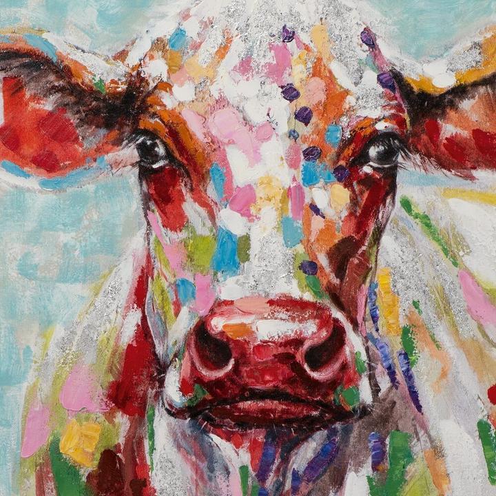 Produktbild Schubiger Bild Kuh in Pastell (80 x 120 cm)