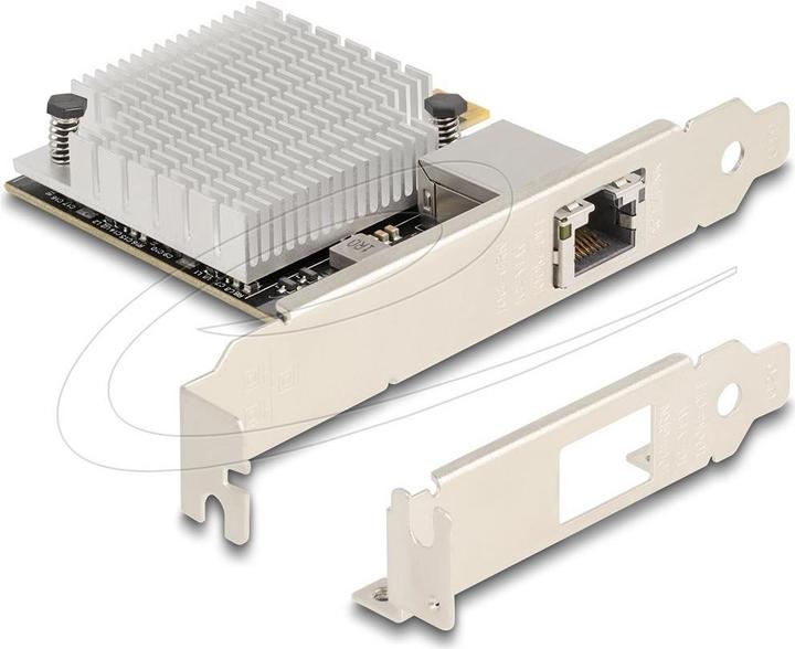 Produktbild Delock 90758 - PCI Express x4 Netzwerk Karte 10 Gigabit LAN 1 x RJ45 AQC107S (PCI-E x4)