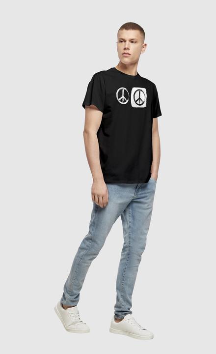 Immagine prodotto Merchcode Peace - Maglietta Basic nera Double Peace - 161525 (XL)