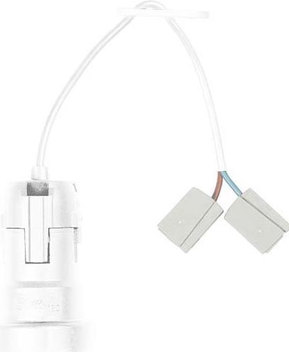 Actual product image Bachmann site socket E27 white0.2m H03VV-F 2x0.75mm plug-in terminals