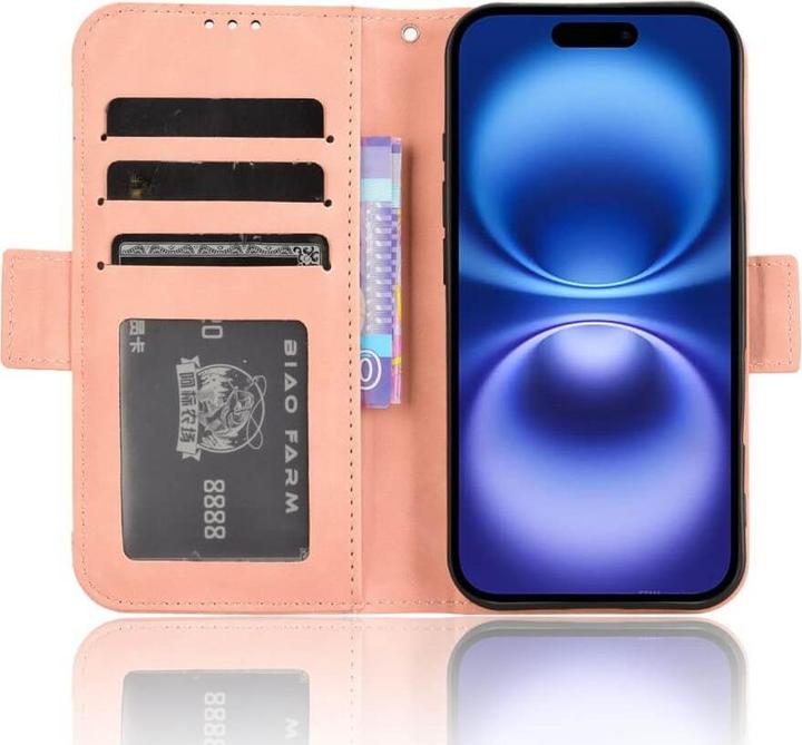 Produktbild Cover-Discount iPhone 16 - Etui viele Kartenfächer (Apple iPhone 16)