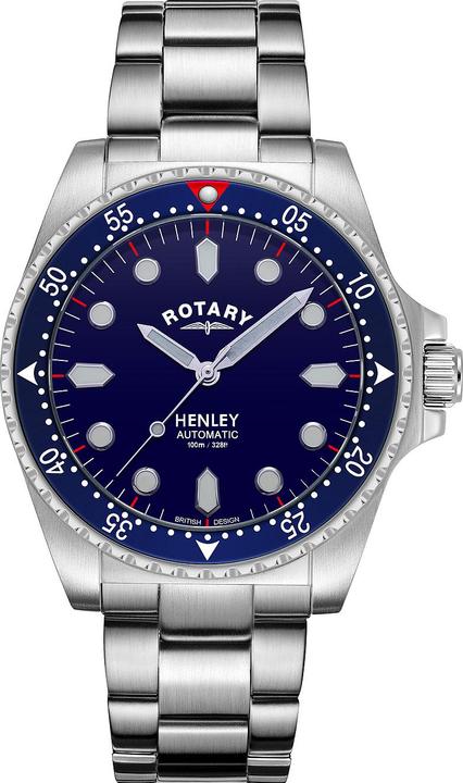 Rotary GB05136/05 Henley Automatik 42mm 10ATM (Analoguhr, 42 mm)