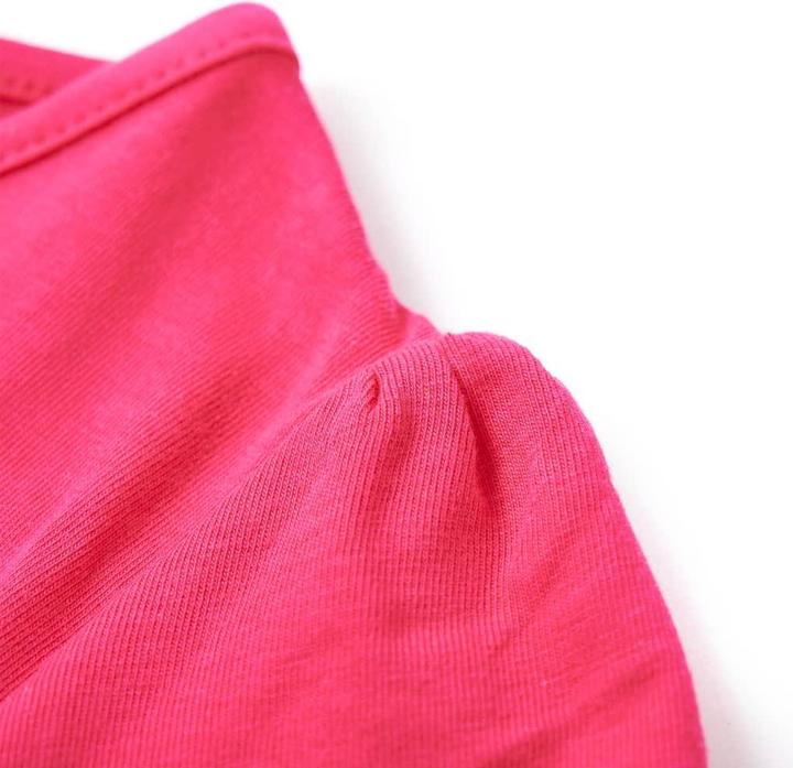 Immagine prodotto VidaXL Maglietta per bambini rosa brillante 128,Materiale: 95 % cotone. 5 (128)