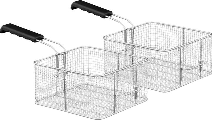 Produktbild Royal Catering Friteuse Edelstahl Doppel Fritteuse Fritöse Elektro 2 X 16 L Gastronomie 6000 W