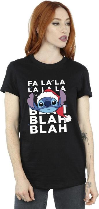 Disney Lilo And Stitch Christmas Blah Blah Blah TShirt (XL)