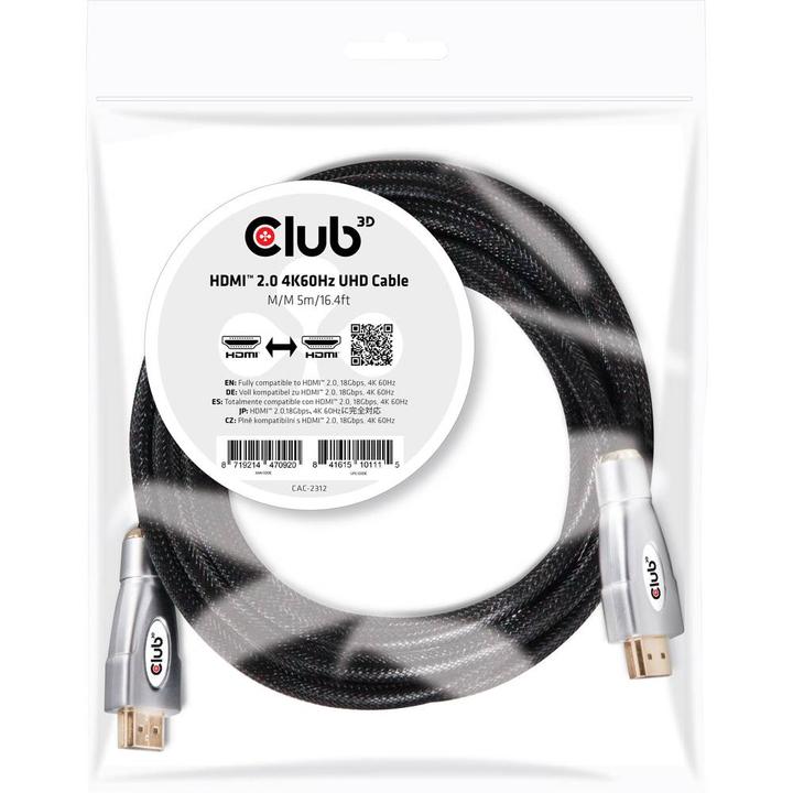 Produktbild Club 3D HDMI (Typ A) — HDMI (Typ A) (5 m, HDMI)