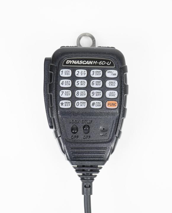 Actual product image Dynascan UHF radio PNI M-6D-U, 440-470 MHz, 12 V power supply, CTCSS/DCS tones, TOT, scan