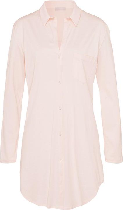 Hanro Cotton Deluxe Nachthemd - 90 cm lang - Langarm