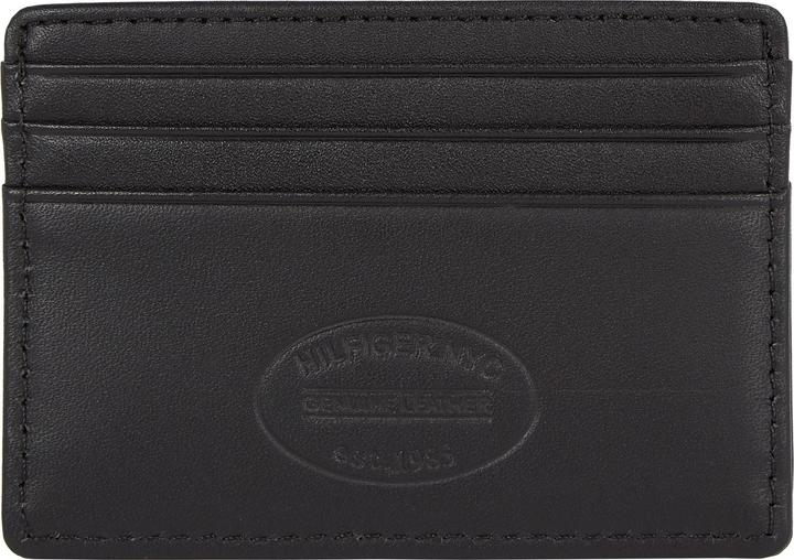 Immagine prodotto Tommy Hilfiger Portacarte da uomo Eton in pelle CC, nero, taglia unica (100% pelle (FWA))