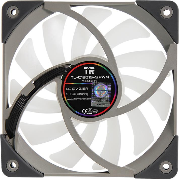 Actual product image Thermalright Fan TL-C12015S 120mm ARGB PWM (120 mm, 1 x)