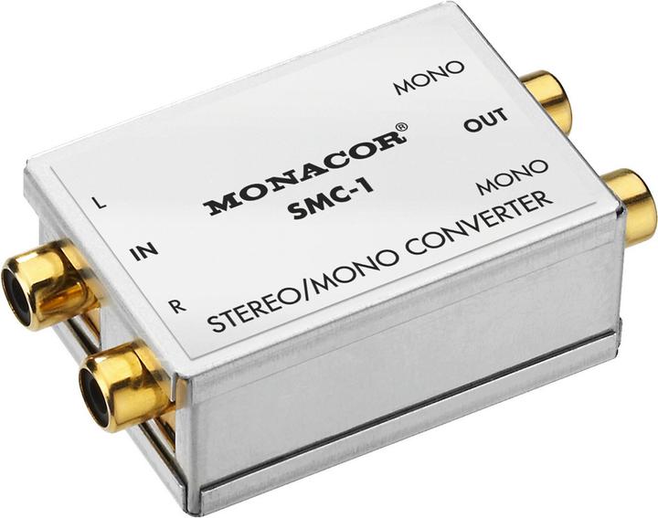 Produktbild Monacor Stereo-Mono-Converter (Audio Splitter)