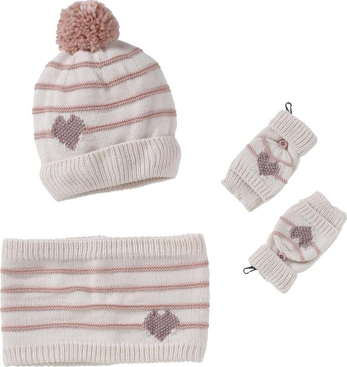 Image du produit Vertbaudet Kit fille : bonnet, écharpe & gants