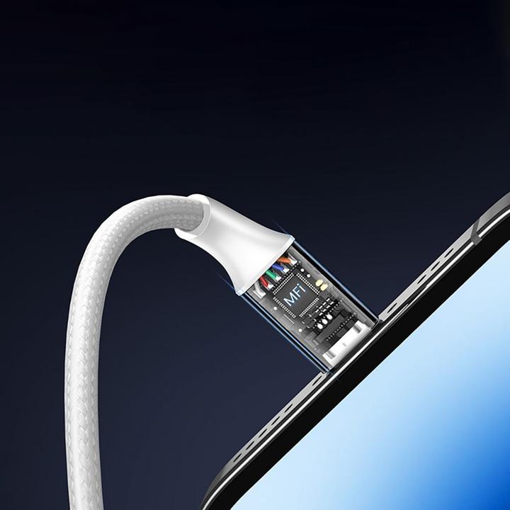 Produktbild Ugreen Lightning USB Nylon Alu MFi (2 m, USB 2.0)