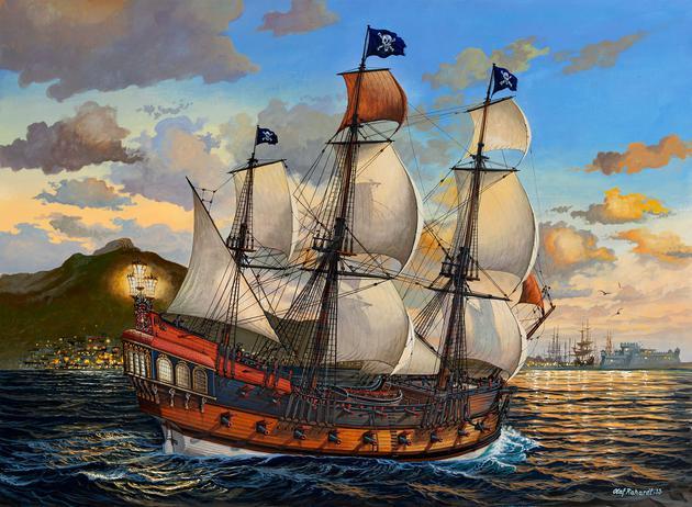 Actual product image Revell pirate ship