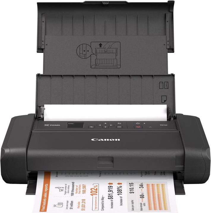 Produktbild Canon MobilPIXMA TR150 inkl. Akku und DICOTA Tasche (Tintenpatrone, Farbe)
