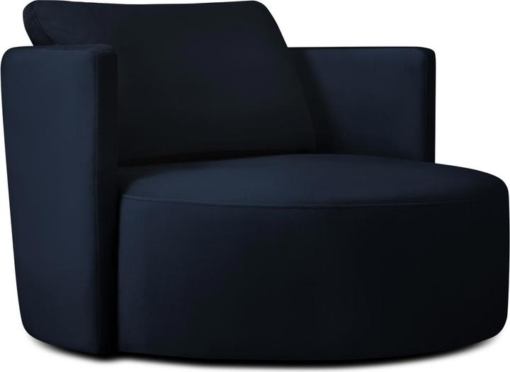 Image du produit Micadoni Fauteuil Pivotant en Velours, "Bliss", 1 Place, 92x92x75 Fabriqué en Europe
