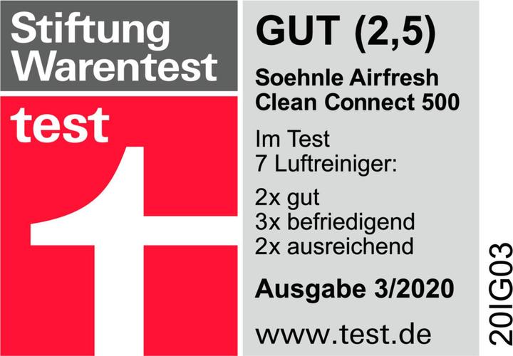 Actual product image Soehnle Airfresh Clean Connect 500 (78 m²)