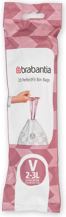 Image du produit Brabantia Sac à déchets PerfectFit V 3 litres (20 x, 3 l)