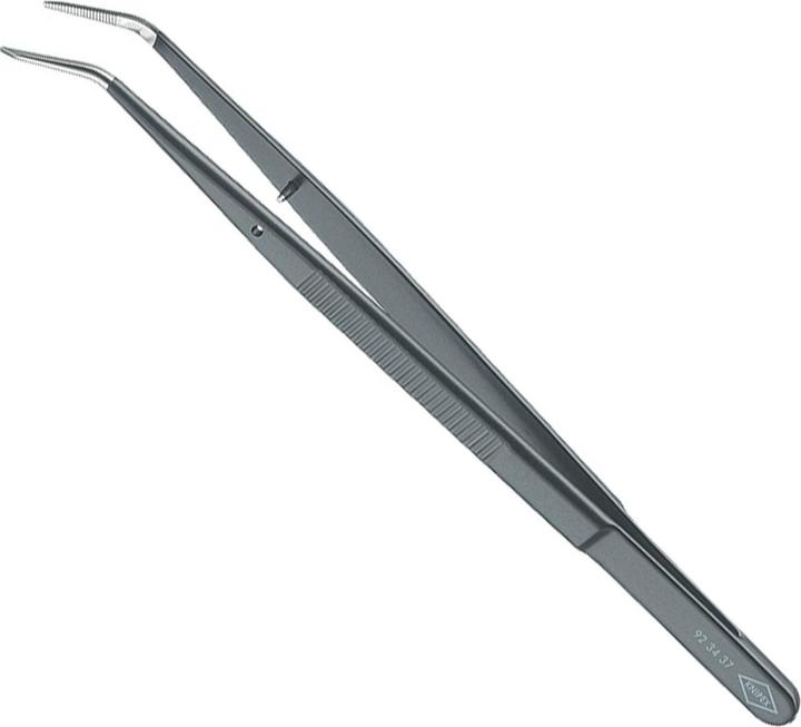 Actual product image Knipex Precision Tweezers with centering pin pointed shape 92 34 37