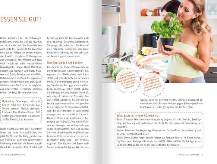 Immagine prodotto Richtig ernähren in Schwangerschaft und Stillzeit (Tedesco, Ingrid Gerhard, Barbara Rias-Bucher, 2017)