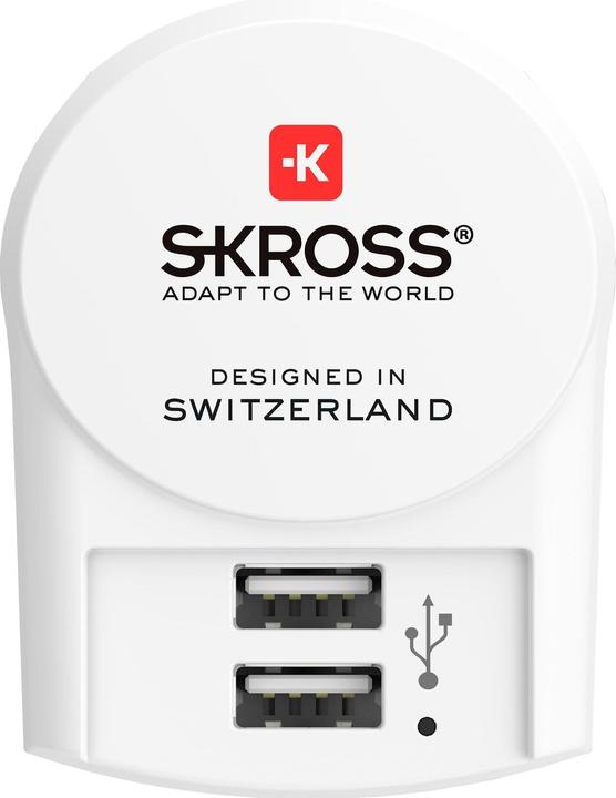 Image du produit Skross Adaptateur tour du monde PRO+ 2x USB