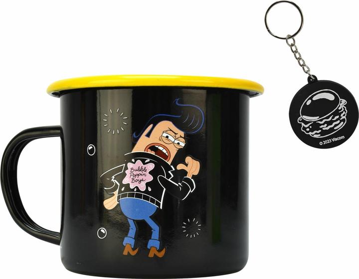 Blue Sky SpongeBob: tazza smaltata e portachiavi (250 ml, 1 x)