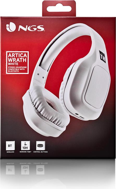 Image du produit NGS Artica wrath blanc (10 h, Filaire, Sans fil)