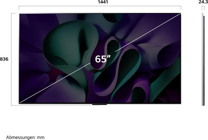 Produktbild LG OLED65M49LA OLED evo Signature TV 164 cm (65) Gallery Design (65", OLED, 4K)