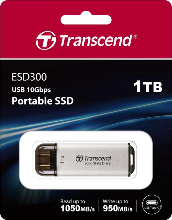 Actual product image Transcend ESD300 (1000 GB, USB-C)