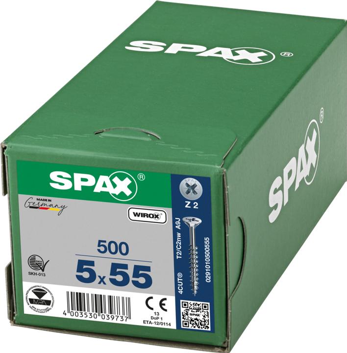 Actual product image Spax Chipboard screws (500 Screws per piece)