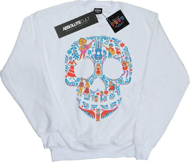 Actual product image Disney Girls Coco Skull Pattern Sweatshirt (140, 146)
