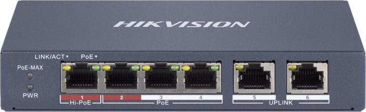 Immagine prodotto Hikvision Switch gestito PoE DS-3E1106HP-EI (6 Porti)