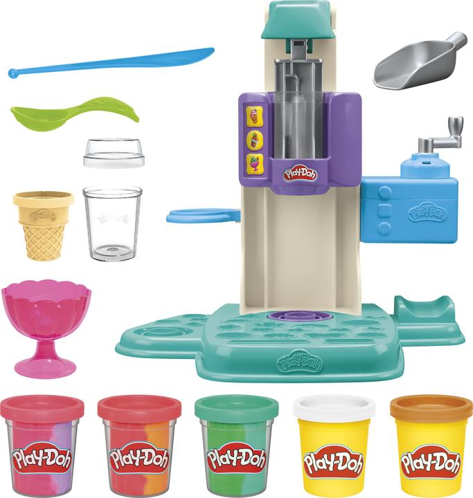 Actual product image Play-Doh Colourful Rainbow Ice Cream Maker
