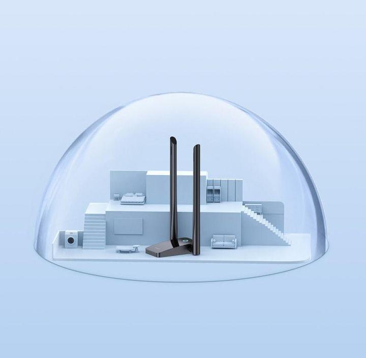 Produktbild Baseus Adapter WiFi FastJoy 1300Mbps (black) (USB-A)